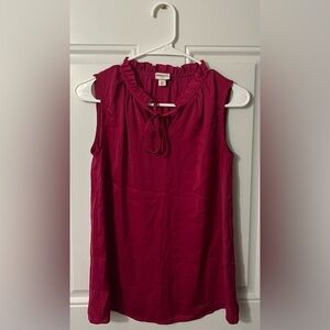 Merona Sleeveless Blouse Magenta Pink Size XS